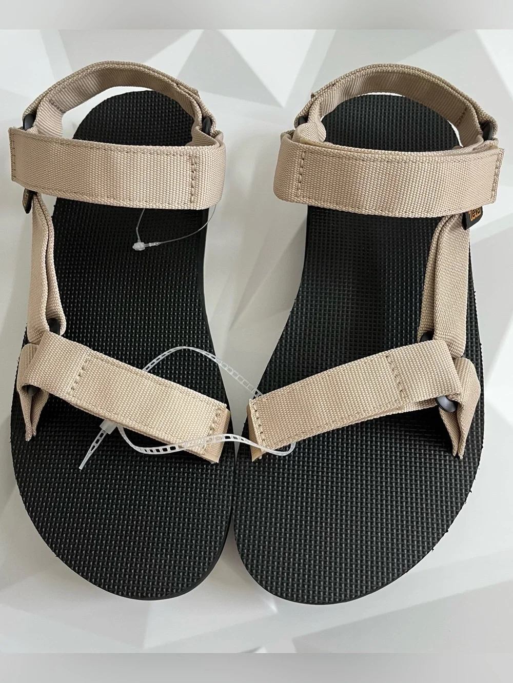 Teva Men’s Original Universal White Pepper Sandals New Size 10 Beige